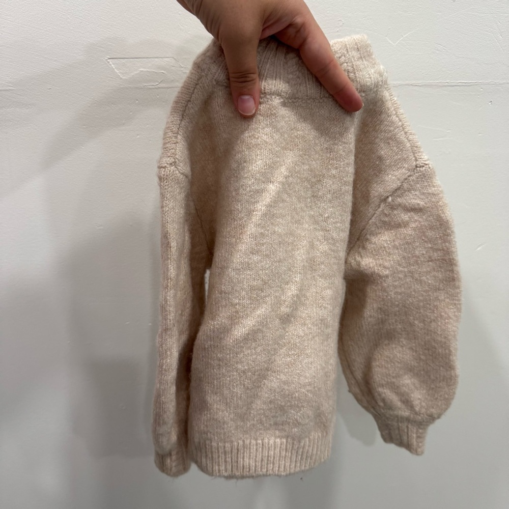 Zara Kids Rudolph Knit High Neck Sweater Size 12-18 month Holiday Christmas - Picture 5 of 5